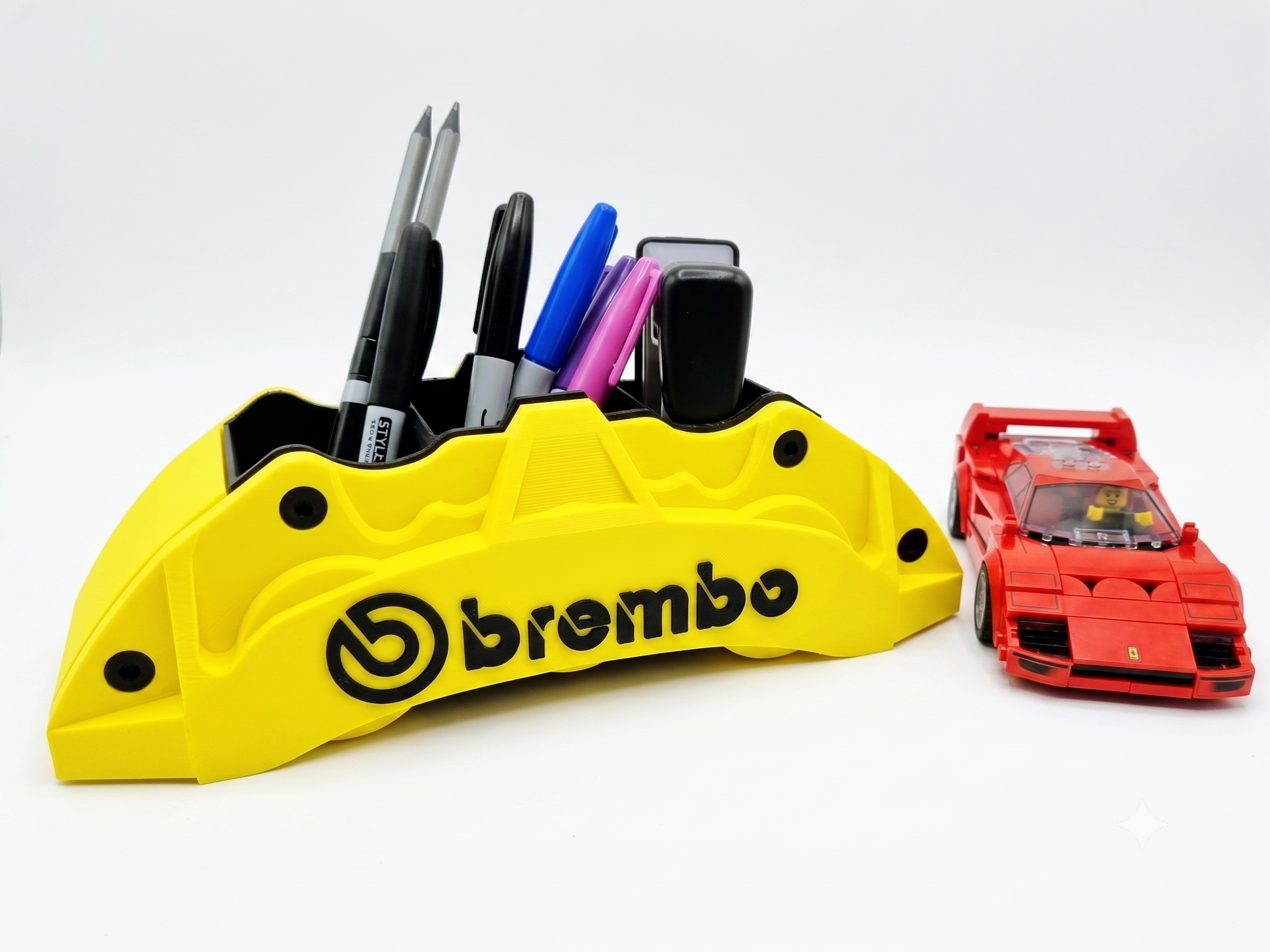 Custom Brake Caliper Desk Organizer – Choose Your Brand & Color
