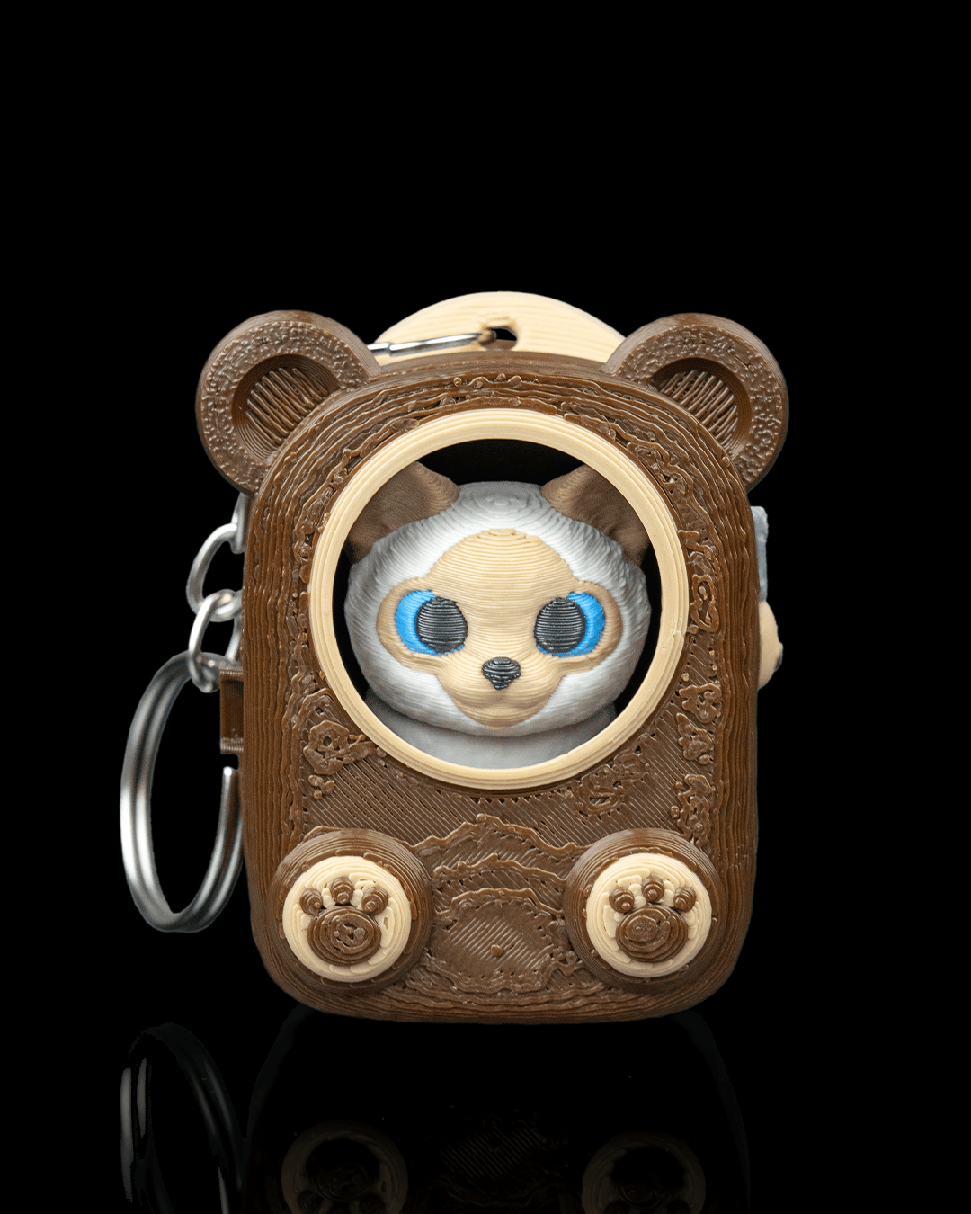 CatPack Backpack Buddies – 3D Printed Cat Keychains