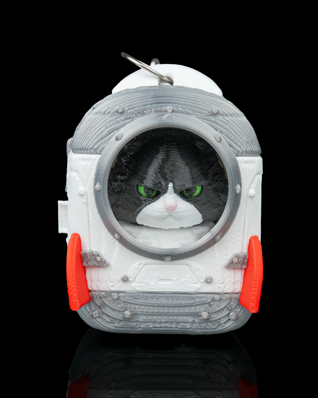 CatPack Backpack Buddies – 3D Printed Cat Keychains
