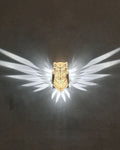 Night Owl LED Wall Light – 3D Printed Owl Sconce