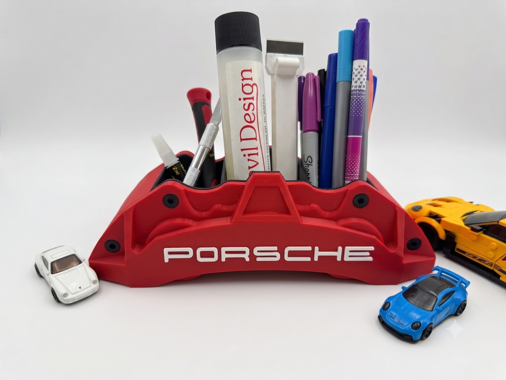 Custom Brake Caliper Desk Organizer – Choose Your Brand & Color