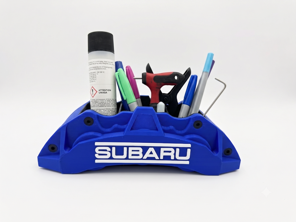 Custom Brake Caliper Desk Organizer – Choose Your Brand & Color