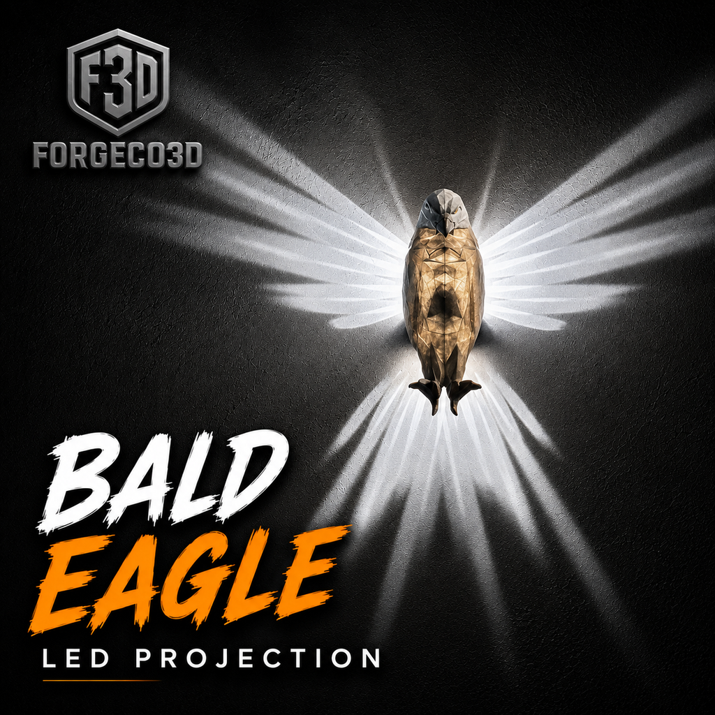 Midnight Eagle – Bald Eagle LED Projection Wall Light