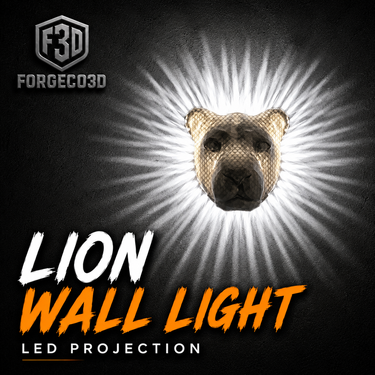 King of the Wall LED Lion Projection Light